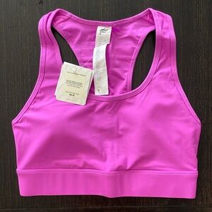 Fabletics Pink Sports Bra Racerback Medium Support